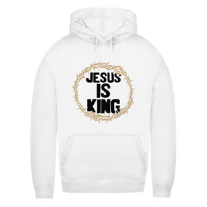 Damen Hoodie jesus is king dornenkrone