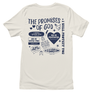 Damen T-Shirt the promises of god psalm 107:1