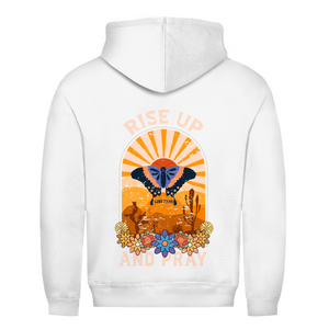 Herren Hoodie rise up and pray
