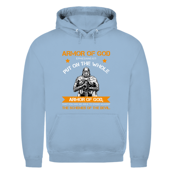 Herren Hoodie armor of god ephesians 6:11