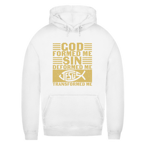 Damen Hoodie god formed me