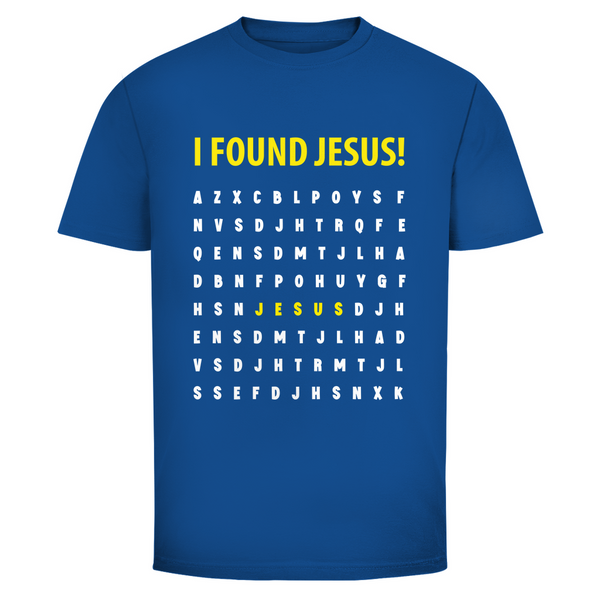 Herren T-Shirt i found jesus