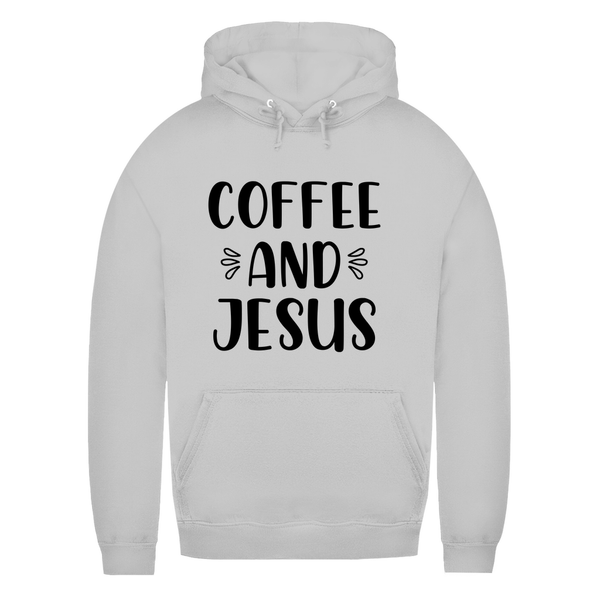 Damen Hoodie coffee and jesus