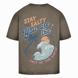 Oversize Washed T-Shirt stay salty