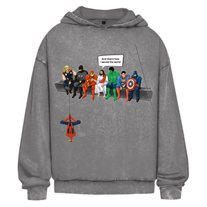 Oversize Washed Hoodie and that how i saved the world