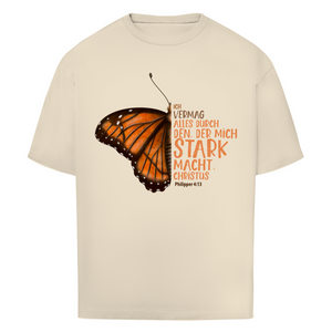 Oversize T-Shirt der mich stark macht schmetterling
