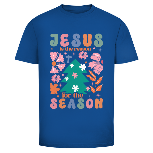 Herren T-Shirt jesus is reason for the season