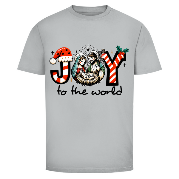 Herren T-Shirt joy to the world