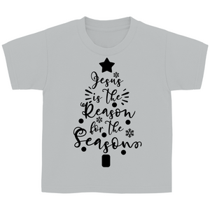 Kinder T-Shirt jesus is the reason tannenbaum