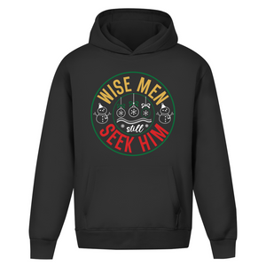 Oversize Hoodie Ohne Kordel wise men seek him