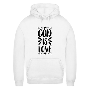 Damen Hoodie god is love
