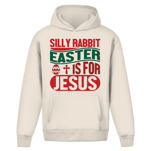 Oversize Hoodie Ohne Kordel silly rabbit easter is for jesus