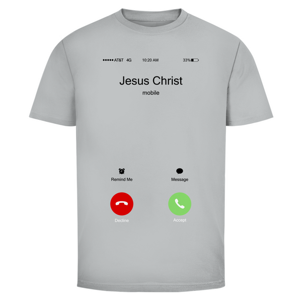 Herren T-Shirt jesus christ is calling