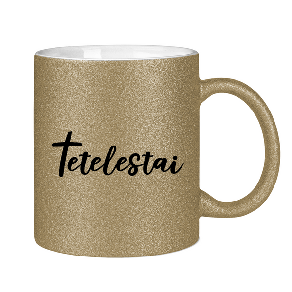 Glitzertasse tetelestai