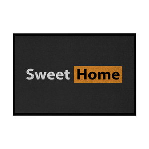 Fußmatte mit Gummirand sweet home