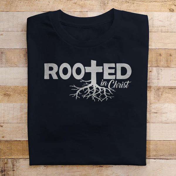 Herren T-Shirt rooted in christ