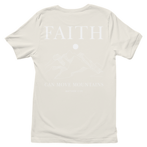 Damen T-Shirt faith minimalistisch matthew 17:20