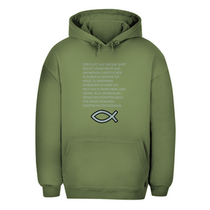 Unisex Oversize Hoodie ICHTHYS spruch