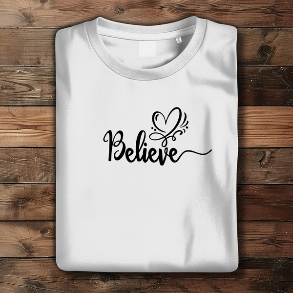 Damen Bio T-Shirt believe