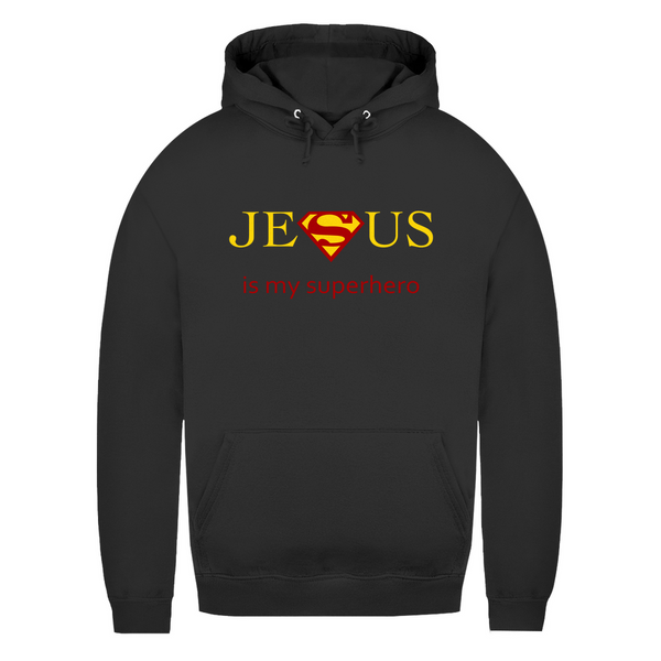 Damen Hoodie jesus is my superhero