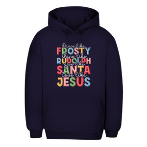 Unisex Oversize Hoodie give like santa love like jesus