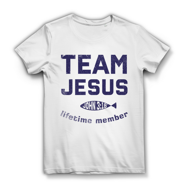 Damen Bio T-Shirt team jesus john 3:16