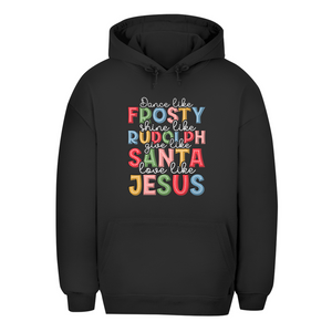 Unisex Oversize Hoodie give like santa love like jesus