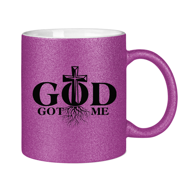 Glitzertasse god got me