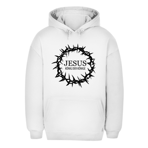 Unisex Oversize Hoodie jesus könig der könige dornenkrone