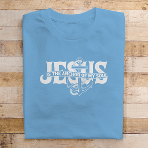 Herren T-Shirt jesus the anchor of my soul