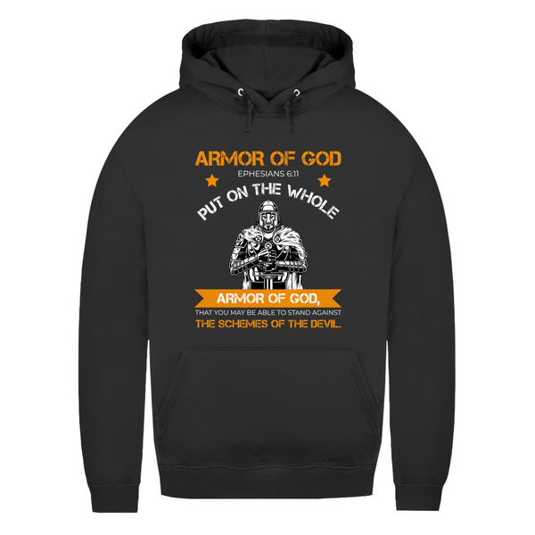 Damen Hoodie armor of god ephesians 6:11