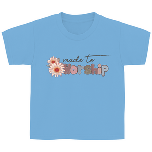 Kinder T-Shirt made to worship