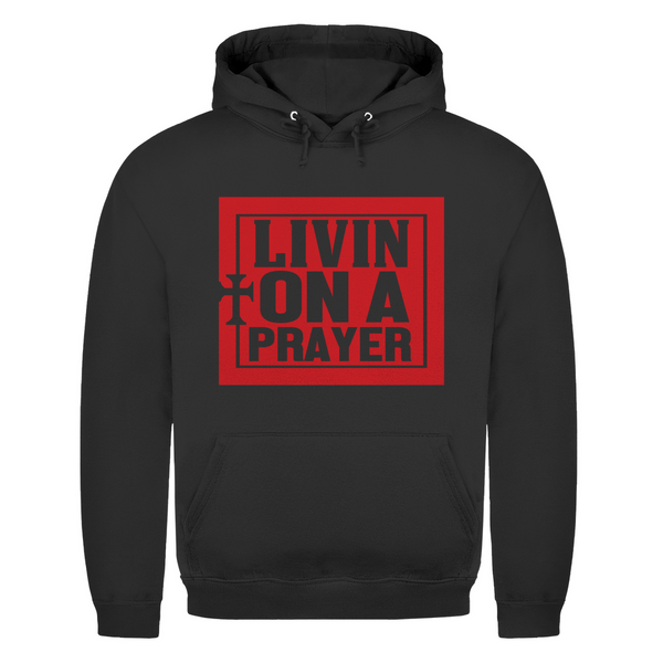 Herren Hoodie livin on a prayer