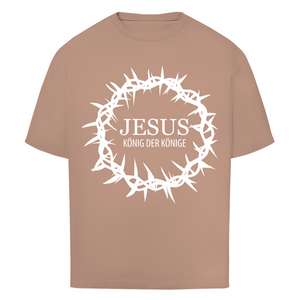 Oversize T-Shirt jesus könig der könige dornenkrone
