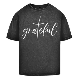 Oversize Washed T-Shirt grateful