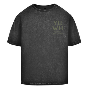 Oversize Washed T-Shirt yhwh every breath speakt his name