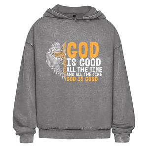 Oversize Washed Hoodie god is good