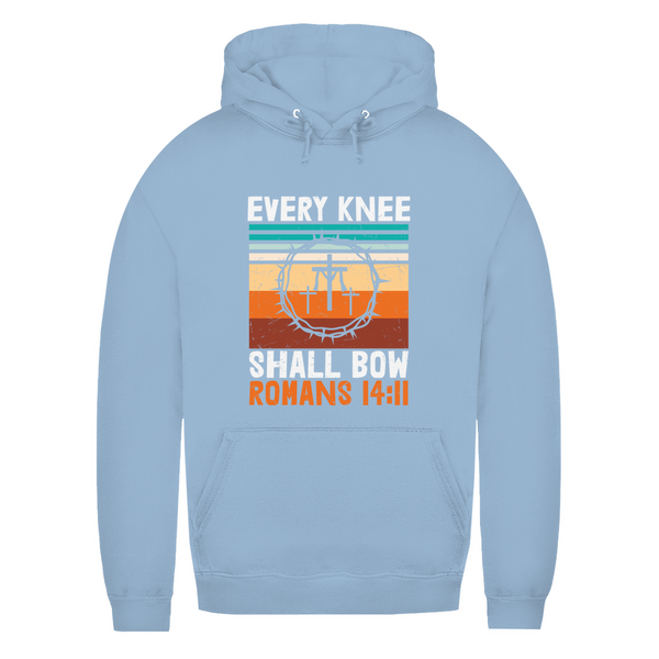 Damen Hoodie every knee shall bow romans 14:11