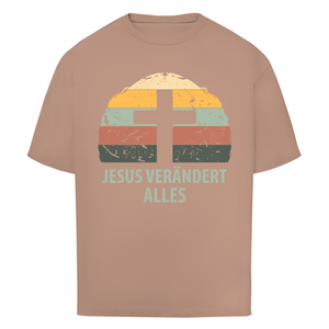 Oversize T-Shirt jesus verändert alles