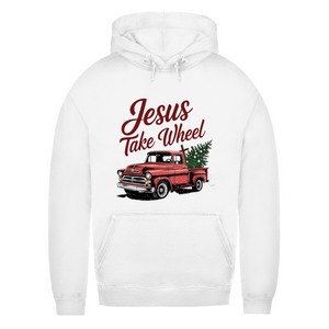 Damen Hoodie jesus take wheel