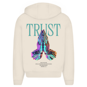 Oversize Zipper Hoodie trust in the lord proverbs 3:5-6