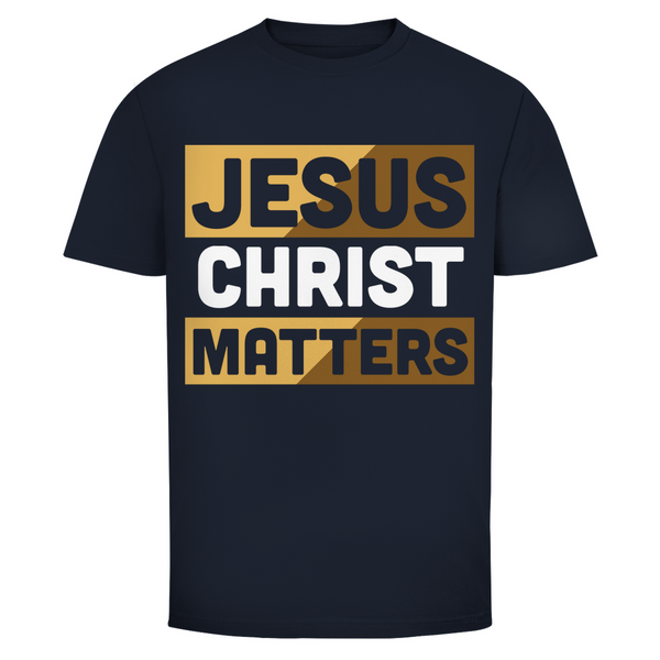 Herren T-Shirt jesus christ matters