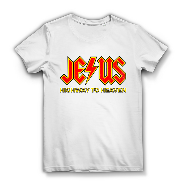 Damen Bio T-Shirt jesus highway to heaven