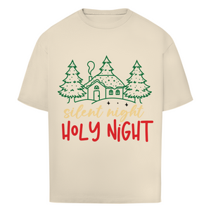 Oversize T-Shirt silent night holy night