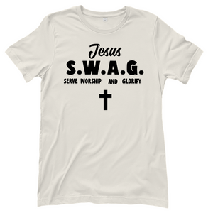 Damen T-Shirt jesus swag