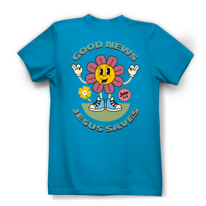 Damen Bio T-Shirt good news jesus saves