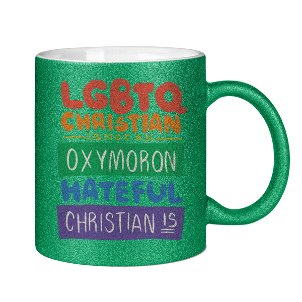 Glitzertasse lgbt christlich