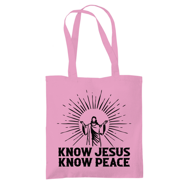 Tragetasche know jesus know peace