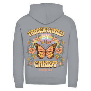 Zipper Hoodie transformed by christ romans 12:2