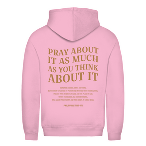 Damen Hoodie pray about it philippians 4:6-7
